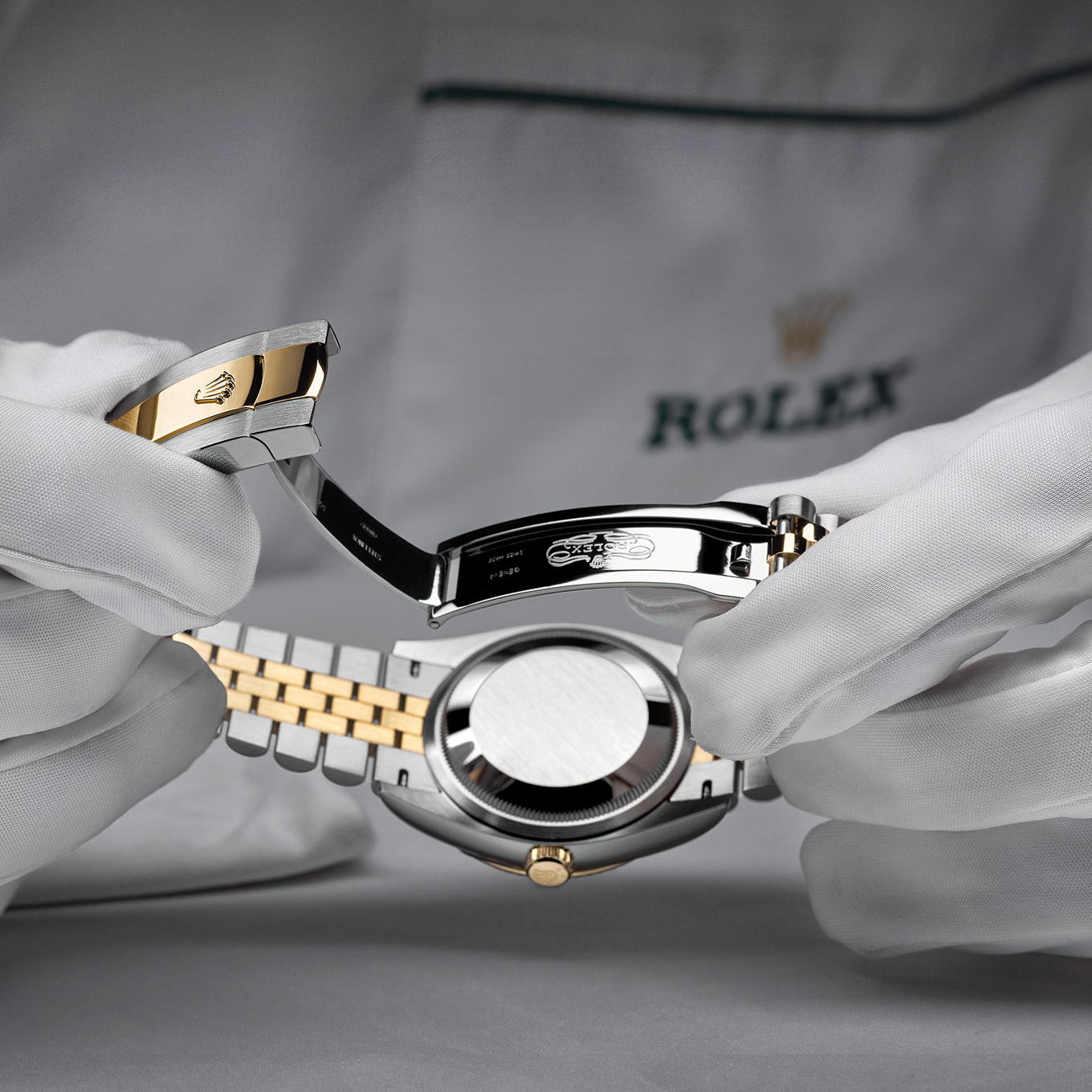 Procedimento de manutenção da Rolex